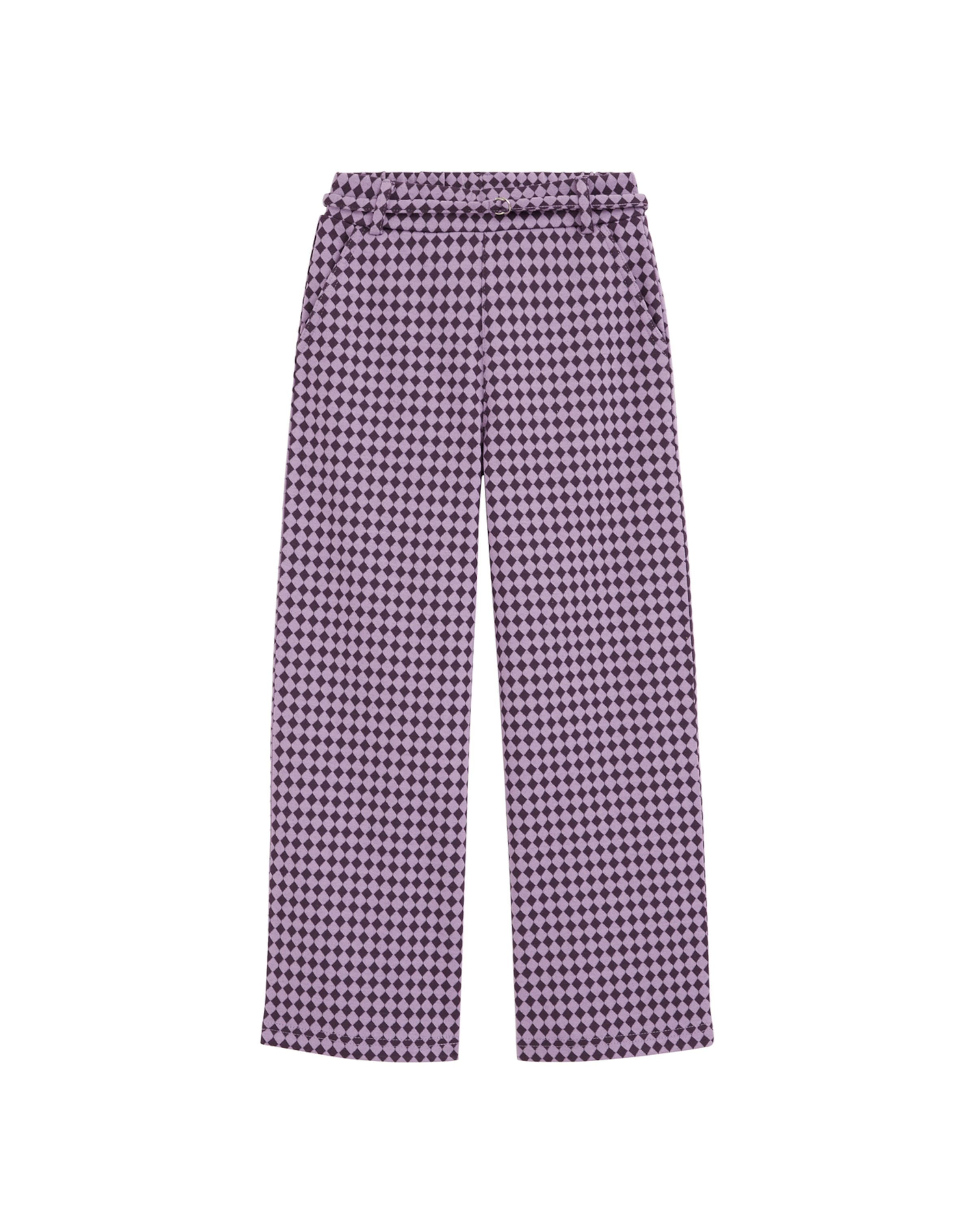 Regular Pantaloni de la WE Fashion pe mov: față