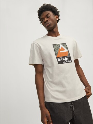 JACK & JONES T-Shirt 'OJJ' in Beige