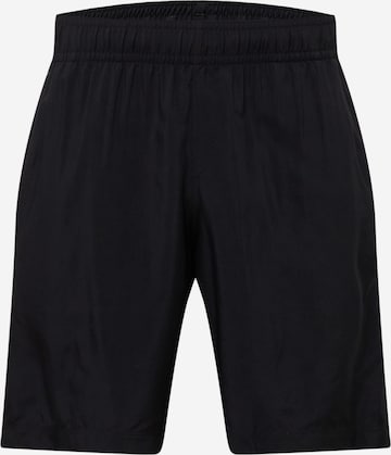 UNDER ARMOUR Regular Sportbroek in Zwart: voorkant