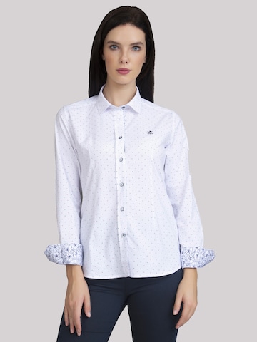 Sir Raymond Tailor Blouse 'Pure' in Wit: voorkant