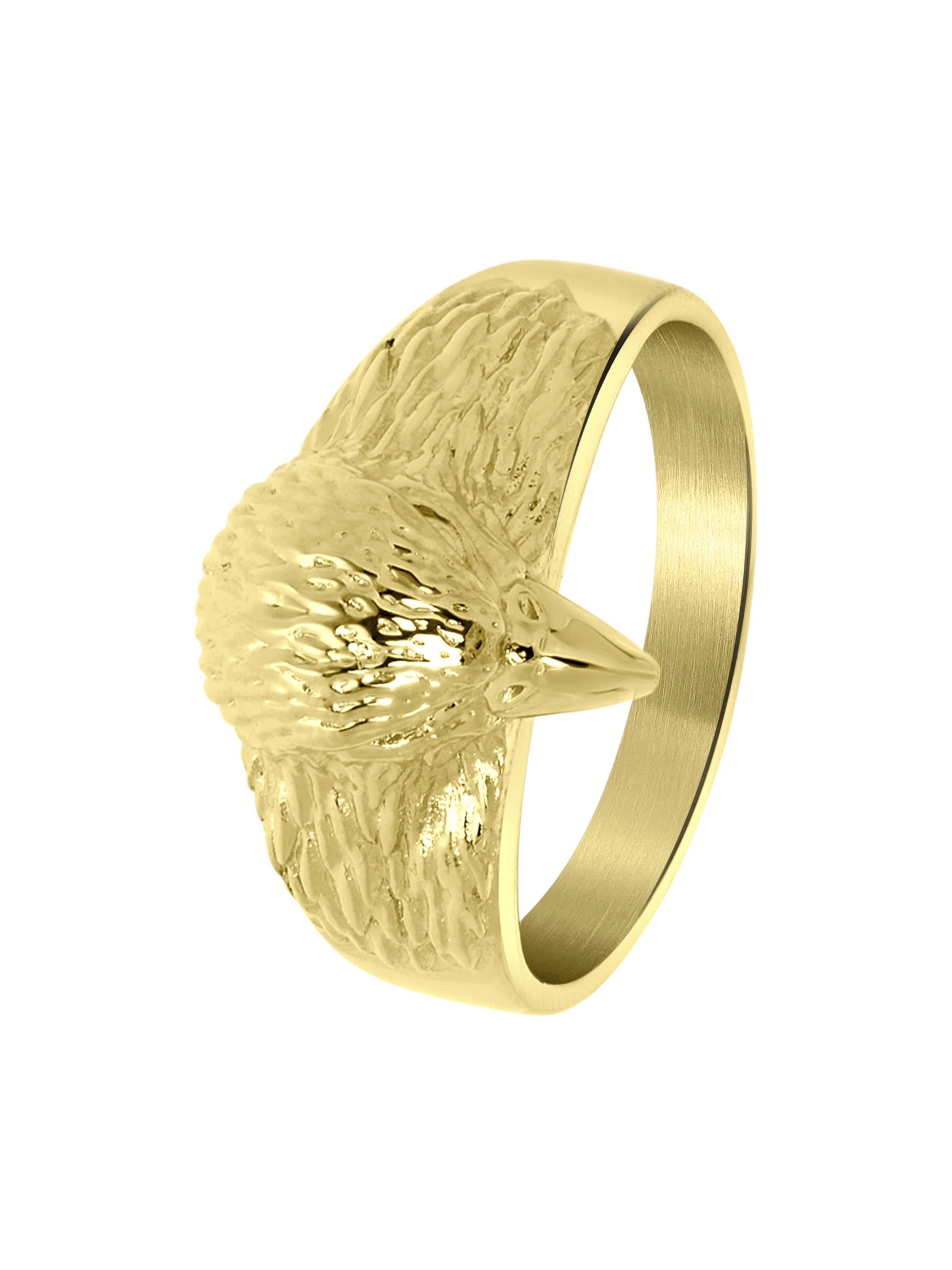 Lucardi Ring in Gold: Vorderseite