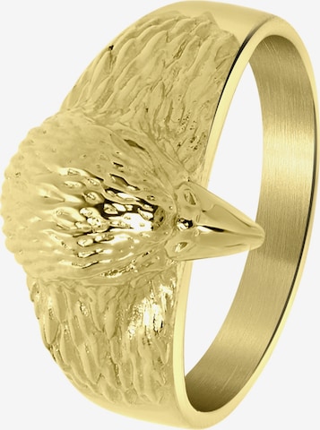 Lucardi Ring in Goud: voorkant