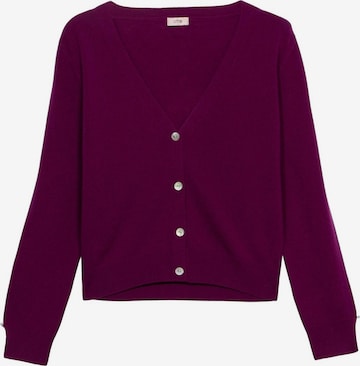 Cardigan oltre en violet : devant