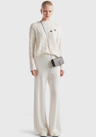 UNITED COLORS OF BENETTON Tröja i vit