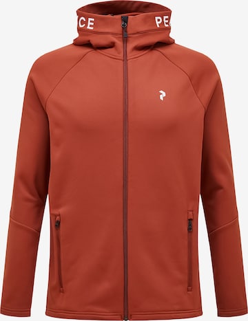 PEAK PERFORMANCE Outdoorjas in Oranje: voorkant