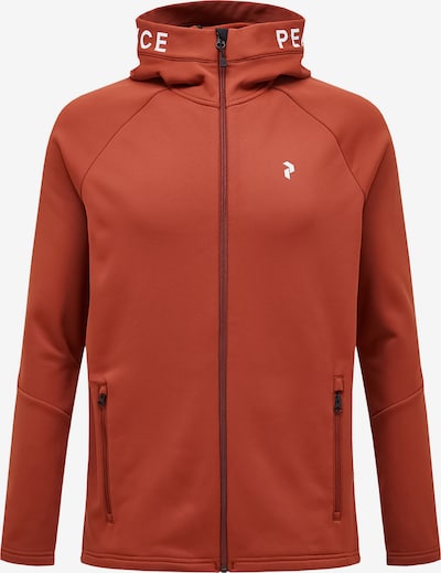 PEAK PERFORMANCE Veste outdoor en orange foncé, Vue avec produit