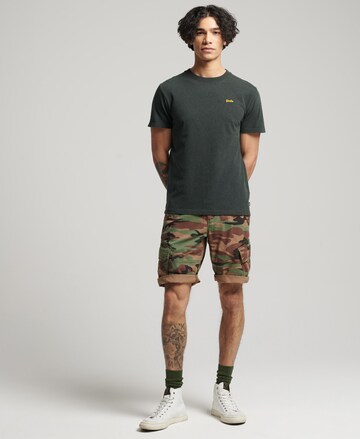 Regular Pantalon cargo Superdry en vert