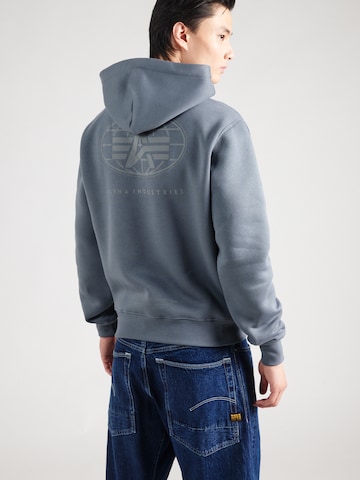 ALPHA INDUSTRIESSweater majica - plava boja: prednji dio