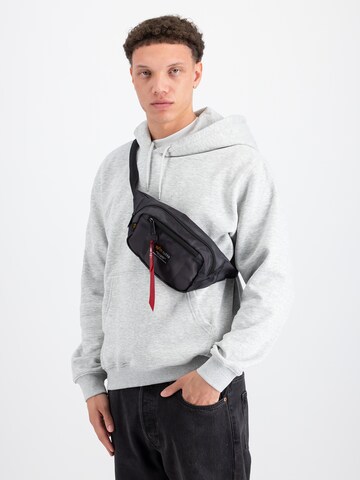 ALPHA INDUSTRIES Belt bag in Grey: front