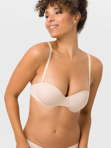 BeeDees T-shirt Bra 'Stepy Soft WDP' in Beige