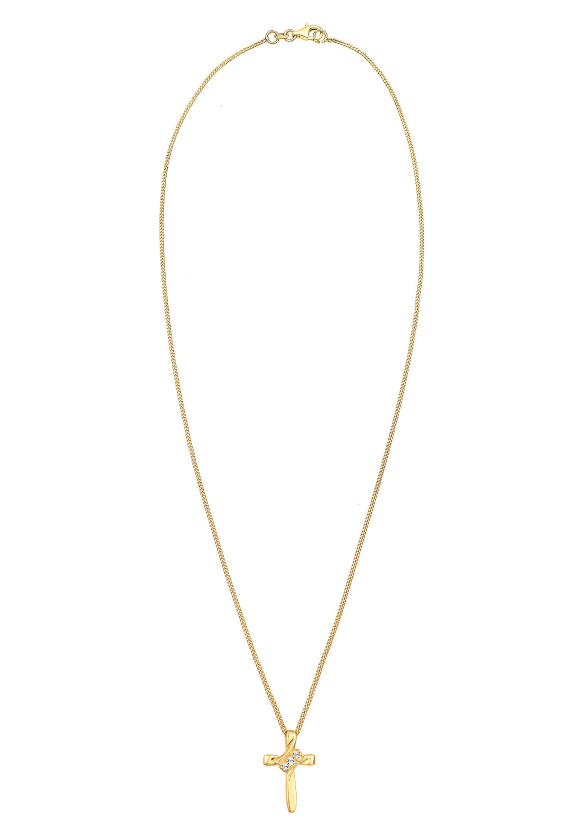 ELLI Kette 'Kreuz' in Gold