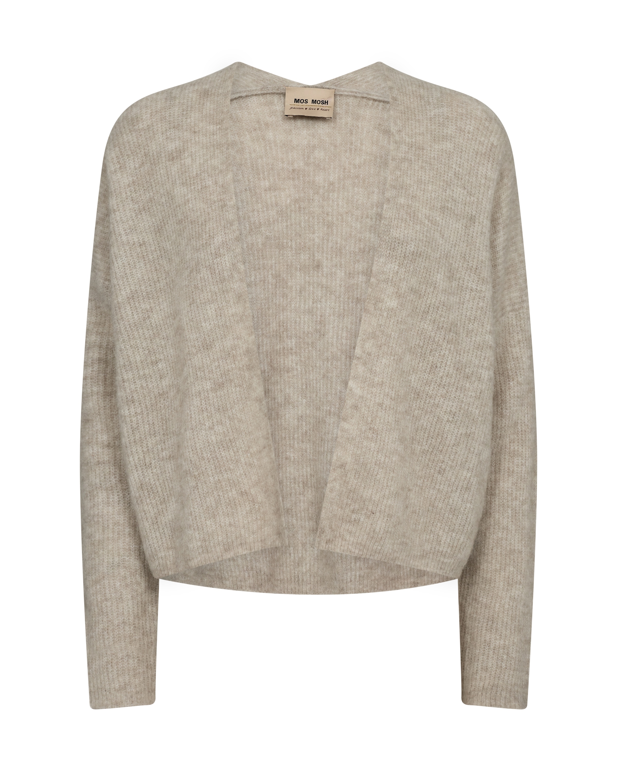 MOS MOSH Strickjacke in Grau: Vorderseite