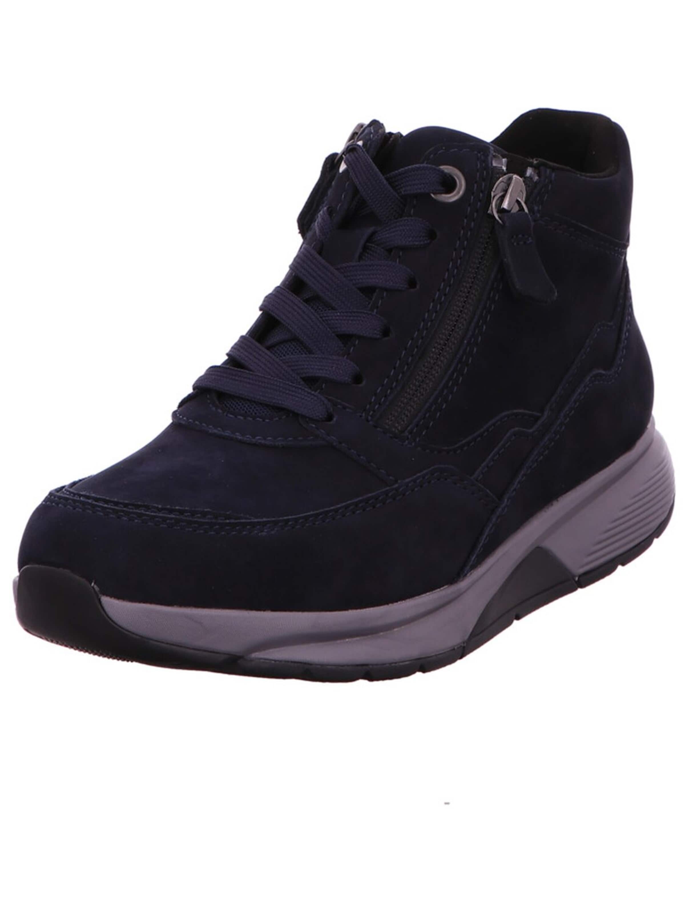 GABOR Sneaker high 'Sneaker High Damen 0804.01.008 Rauleder in dunkelblau'‌‌‌‌‌‌‌‌ in Blau: Vorderseite