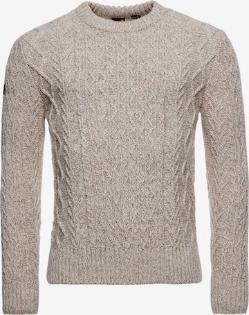 Superdry Sweater 'Jacob ' in Beige: front