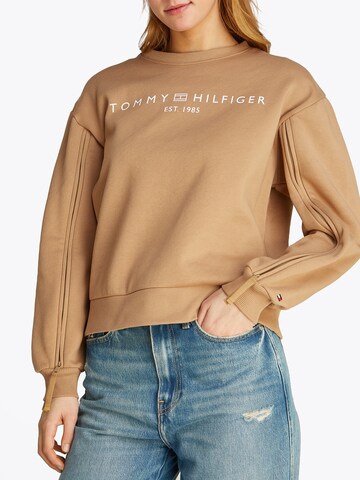 žalia TOMMY HILFIGER Megztinis be užsegimo