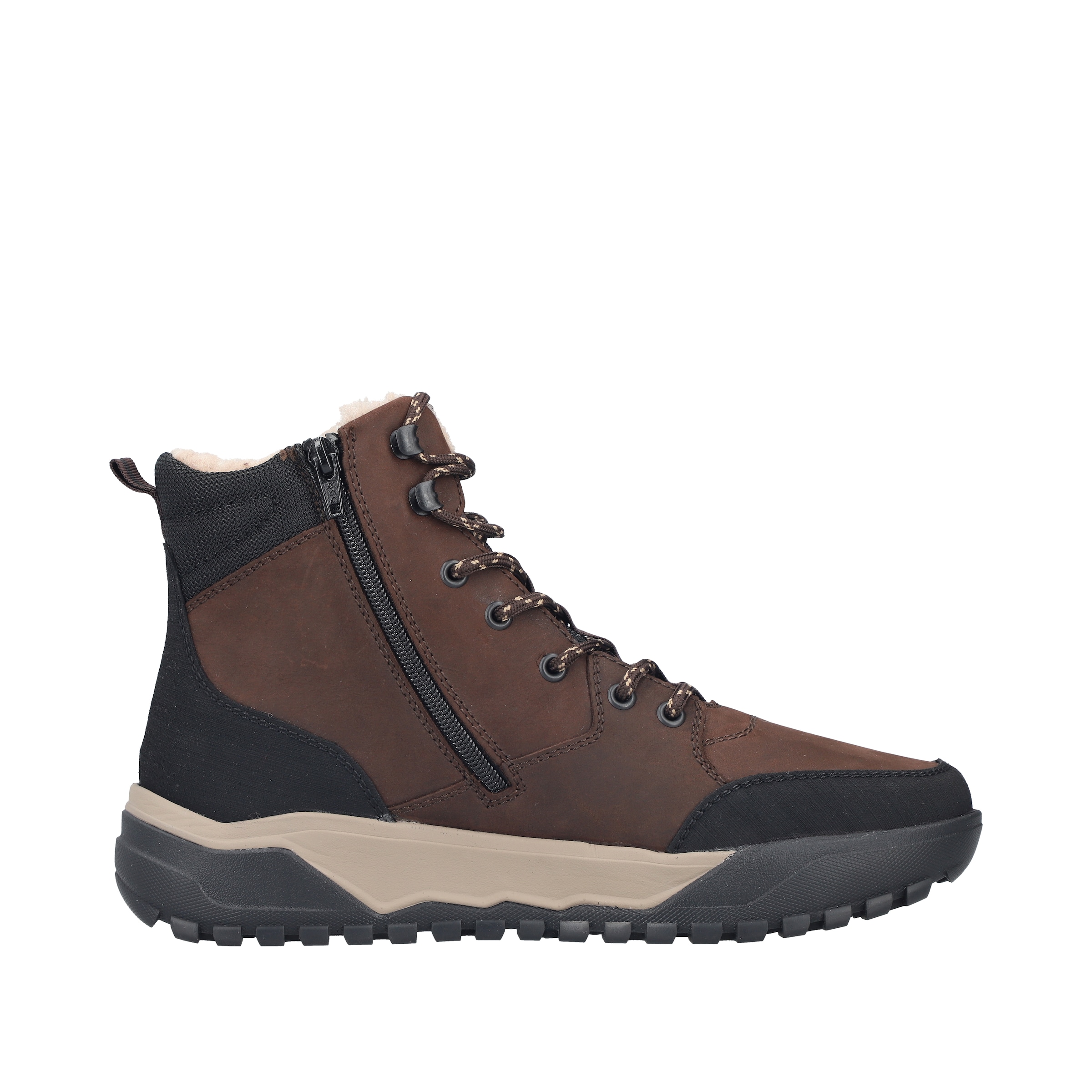 Bottines à lacets Rieker en marron