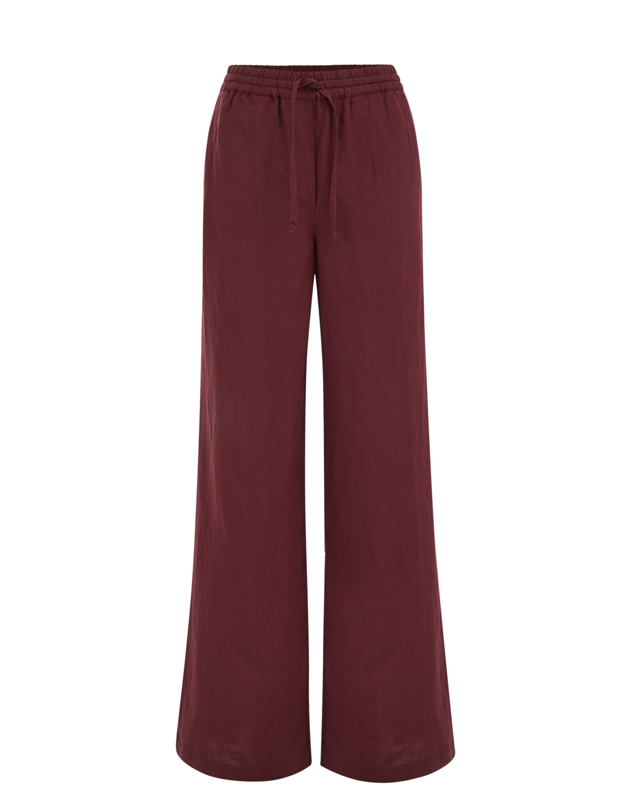 WE Fashion Широкий Штаны в Красный: спереди