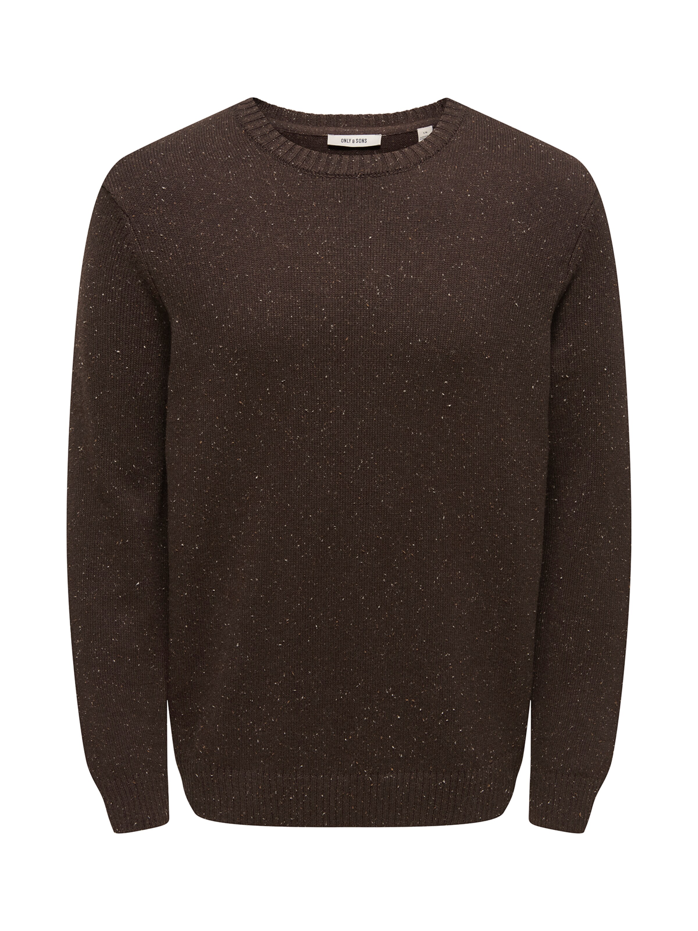 Only & Sons Sweater 'ONSMICHAEL' in Brown: front