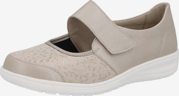 Mocassin SOLIDUS en beige : devant