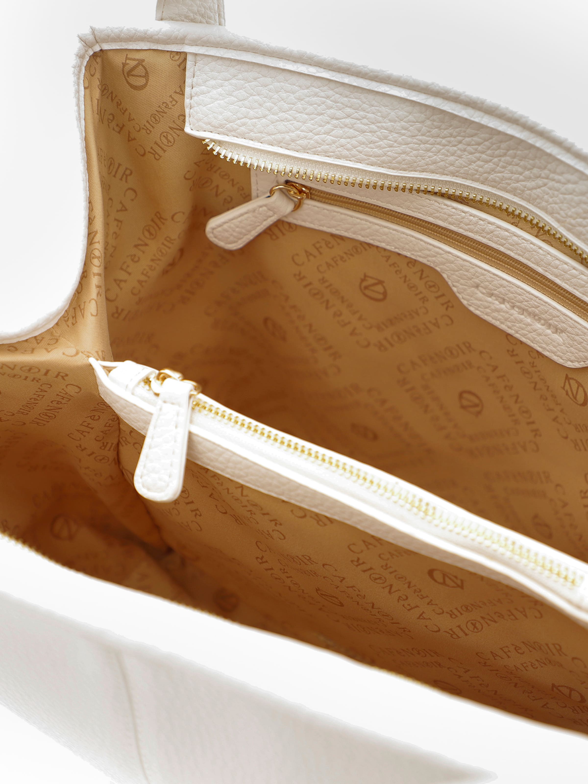 Borsa a sacco di CAFè NOIR in bianco