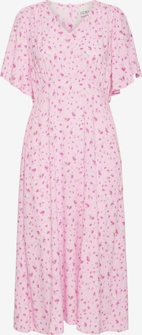 ICHI - Vestido 'ICHVera' em rosa: frente