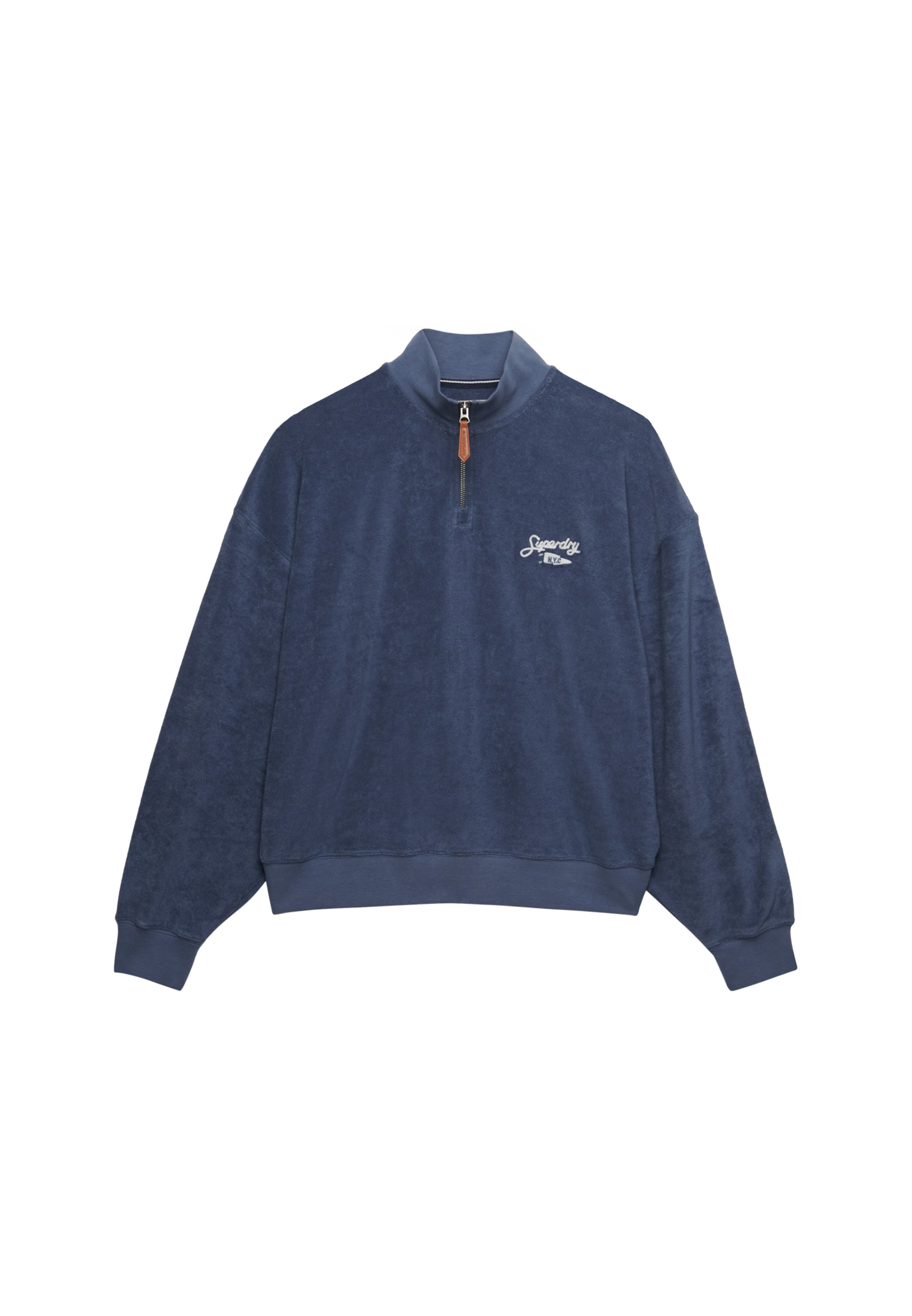 Superdry & Co Sweatshirt 'Heritage' in Blauw: voorkant