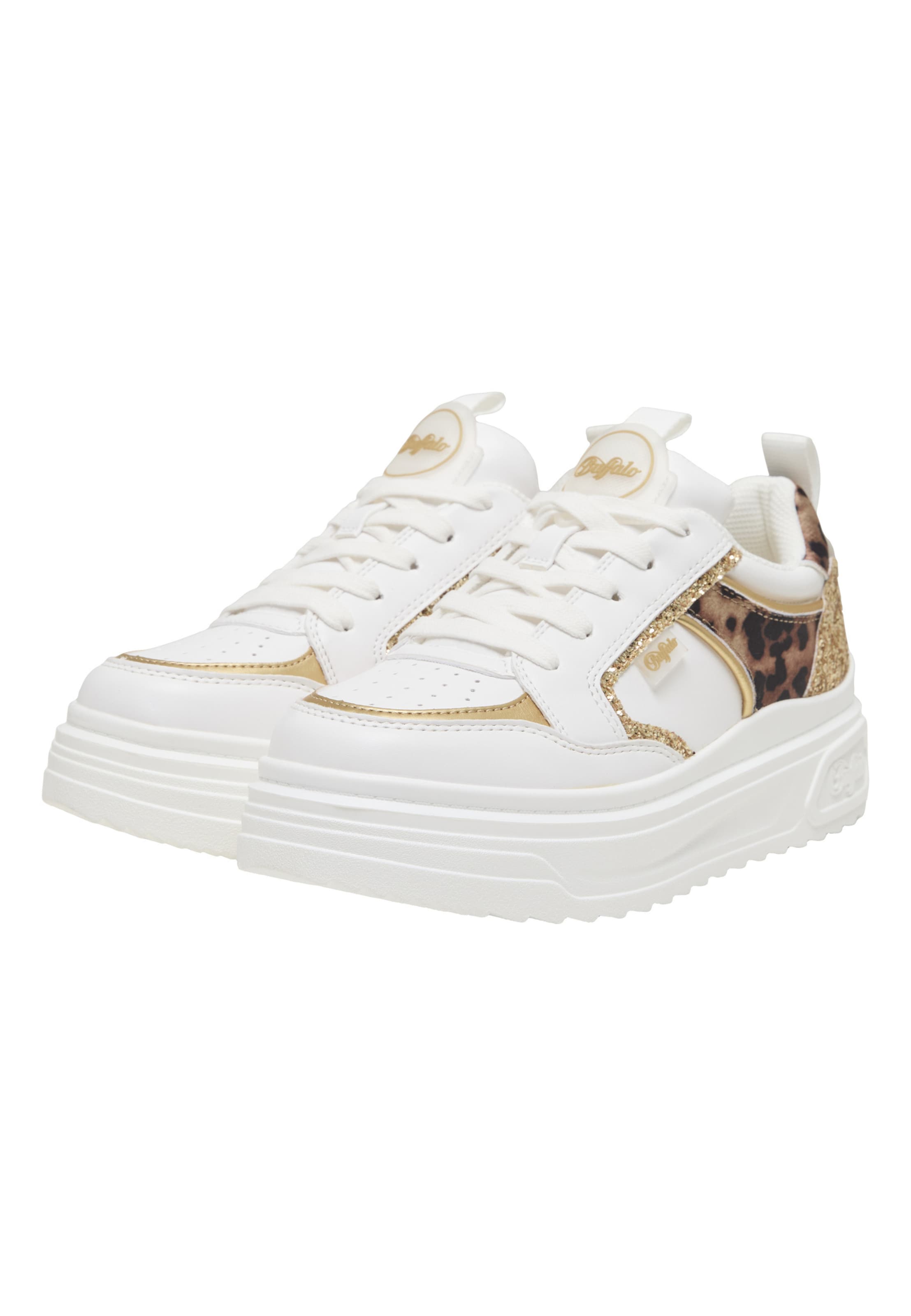 BUFFALO Sneakersy niskie 'Vectra' w kolorze biały
