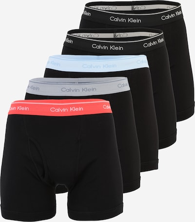 Boxer trumpikės iš Calvin Klein Underwear, spalva – mėtų spalva / avietinė / juoda / balta, Prekių apžvalga