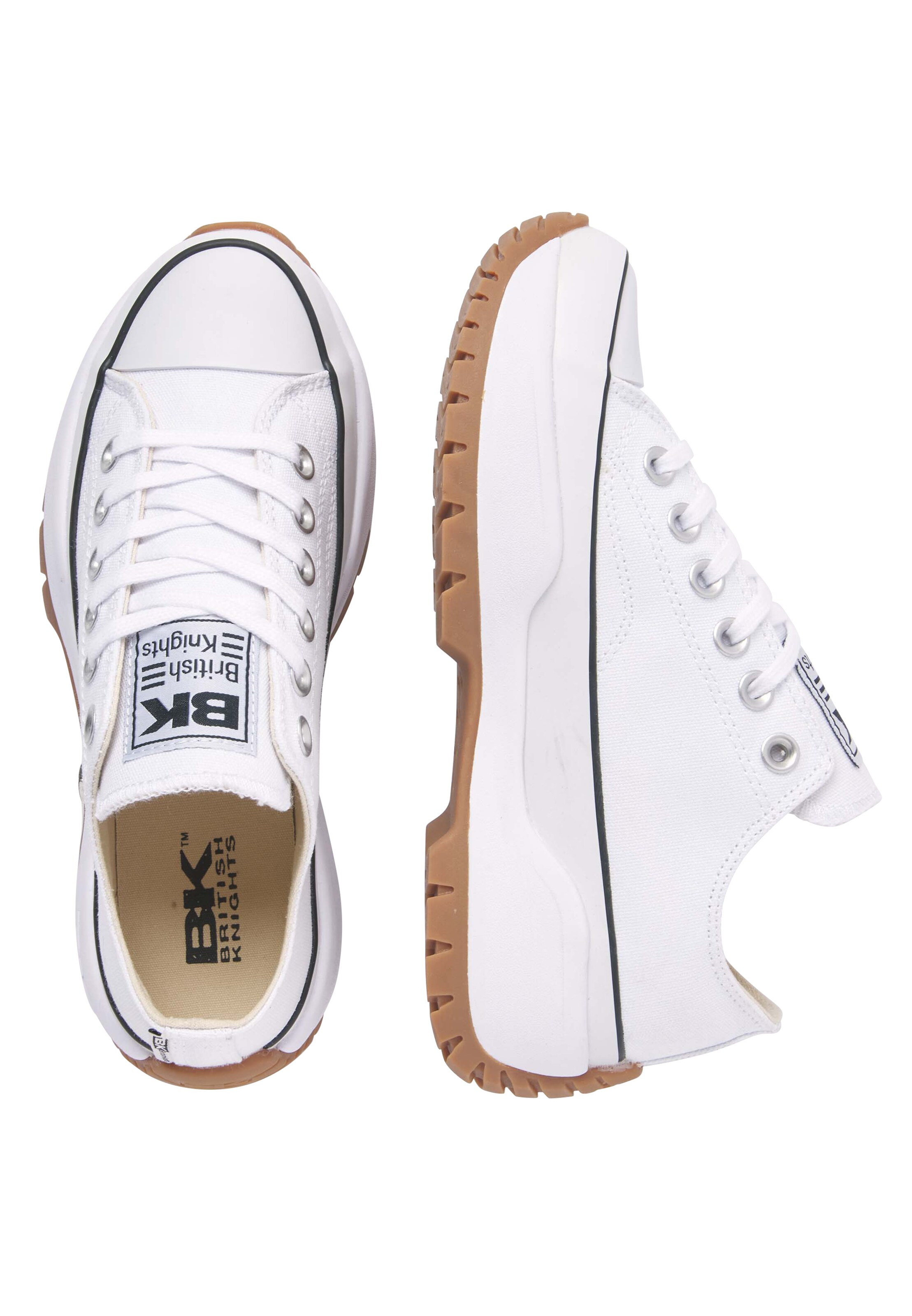 Baskets basses 'Kaya' BRITISH KNIGHTS en blanc