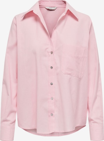 Chemisier 'ONLAlina' ONLY en rose : devant