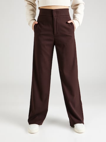 Wide leg Pantaloni 'Lykke' de la Lindex pe maro: față