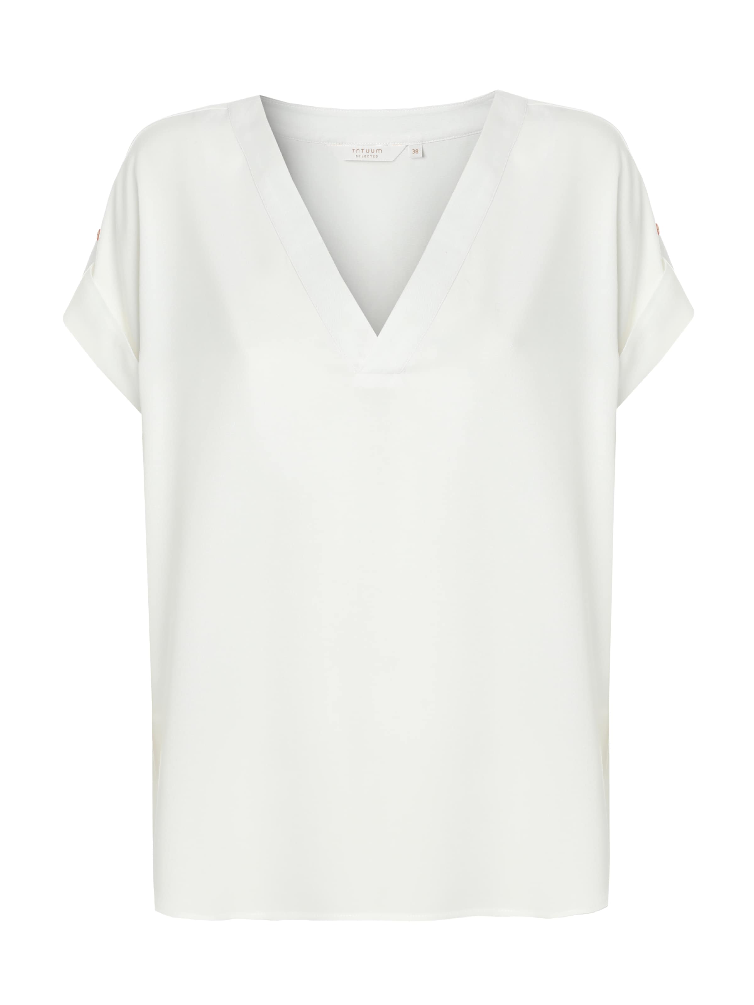 TATUUM - Blusa 'Alea 3' em branco: frente