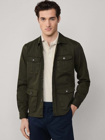 Veste mi-saison Hackett London en vert : devant
