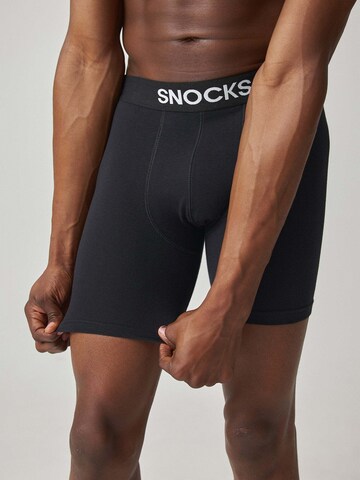 SNOCKS Boxershorts in Zwart