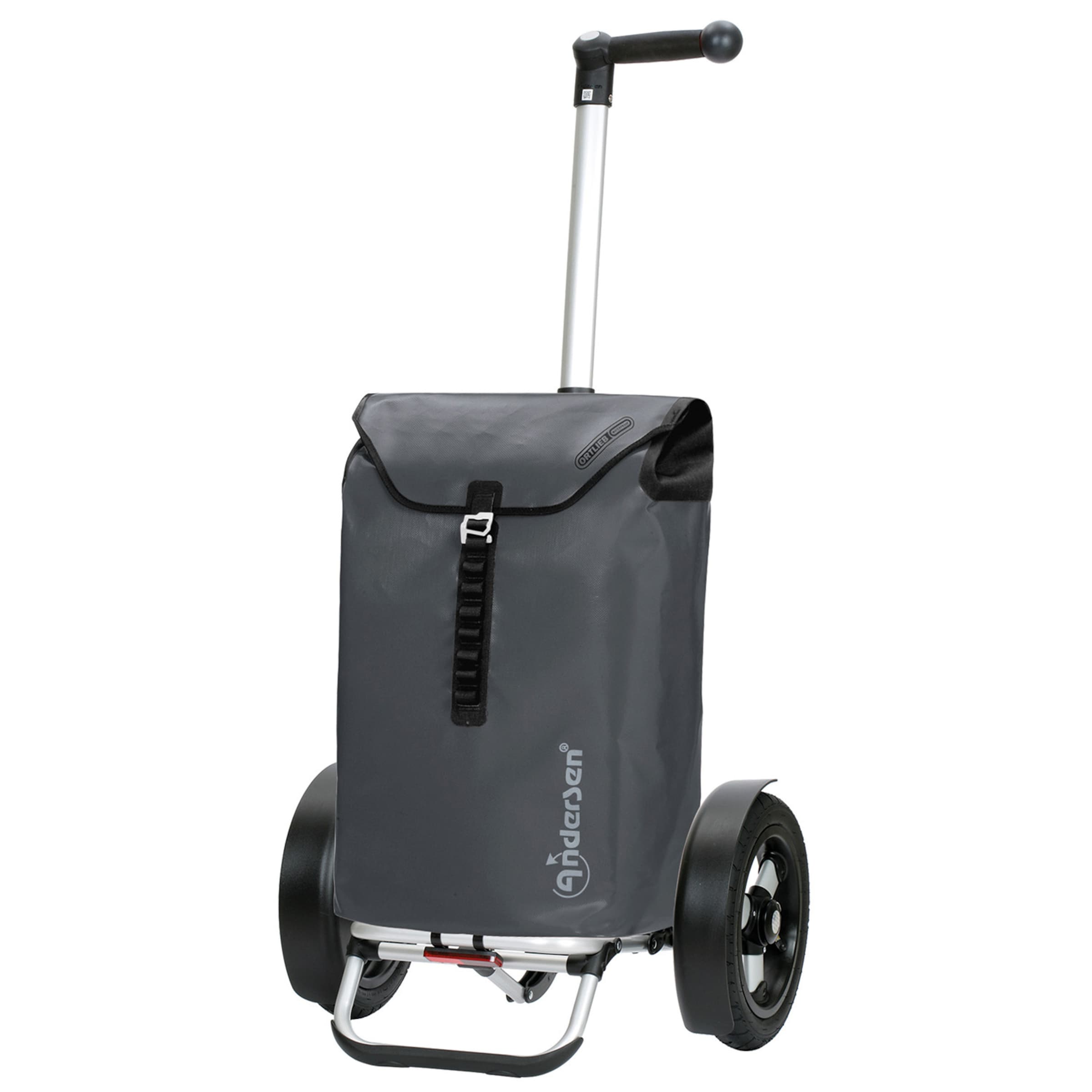 Andersen Shopper Trolley 'Tura' in Grau: Vorderseite