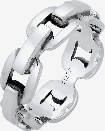 KUZZOI Ring Chain Basic in Silber: front
