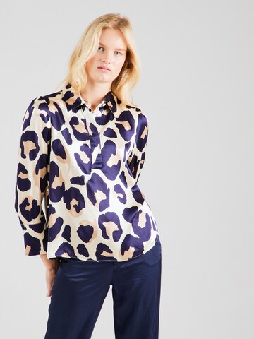 SEIDENSTICKER Bluse 'Schwarze Rose' in Beige: Vorderseite