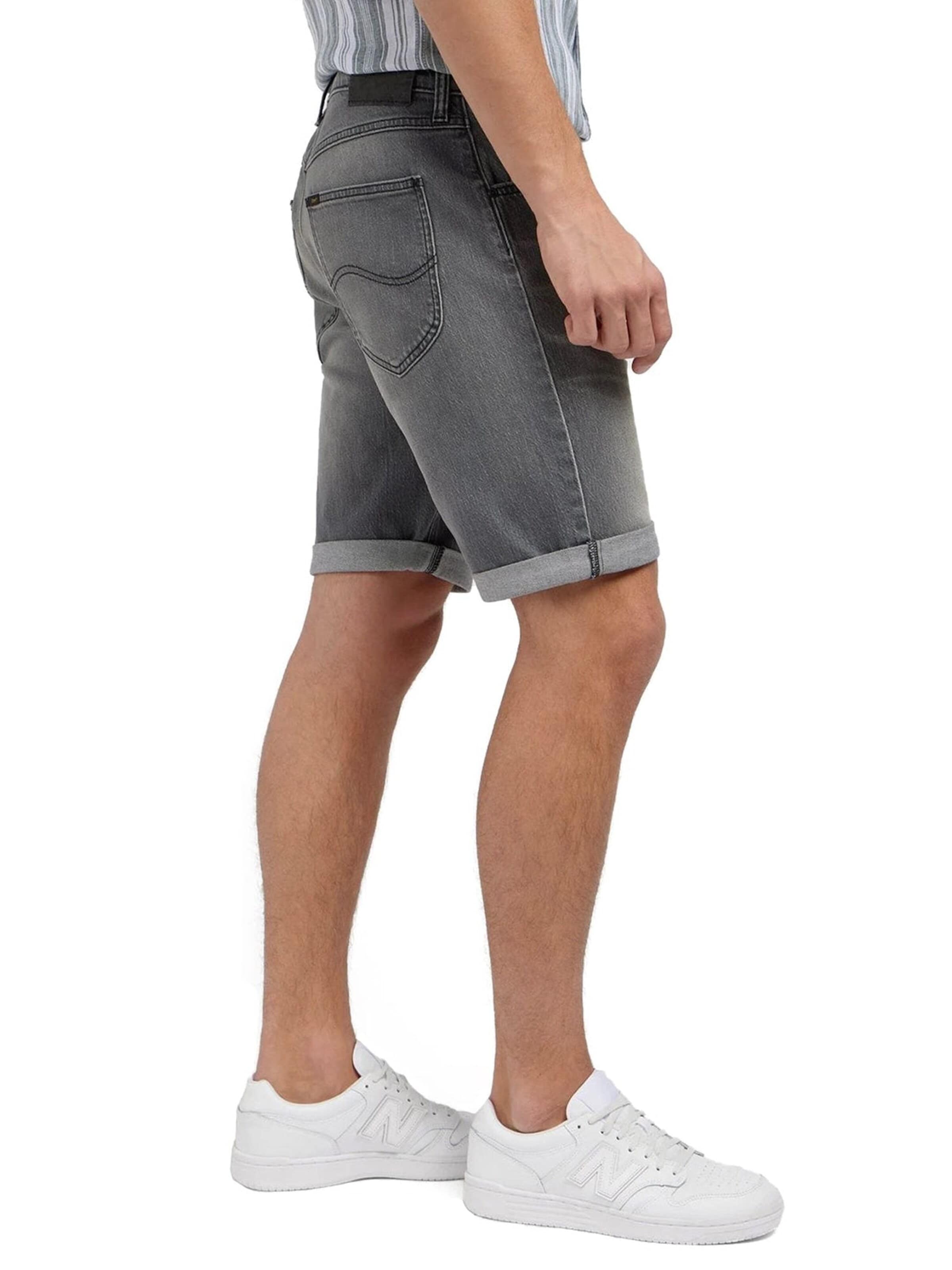 Lee Regular Jeans '5 POCKET SHORTS' in Grey