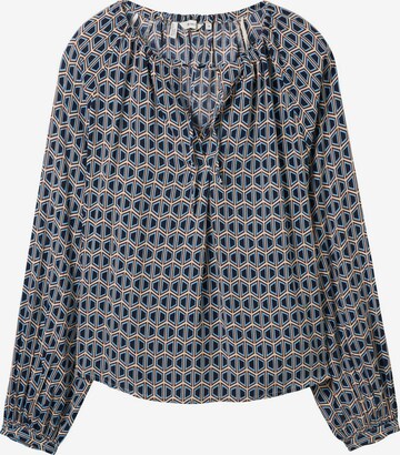 Camicia da donna di TOM TAILOR in blu: frontale