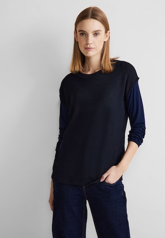 STREET ONE Sweater in Blue: front