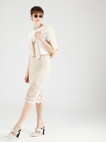 OBJECT - Falda 'PETRA' en blanco