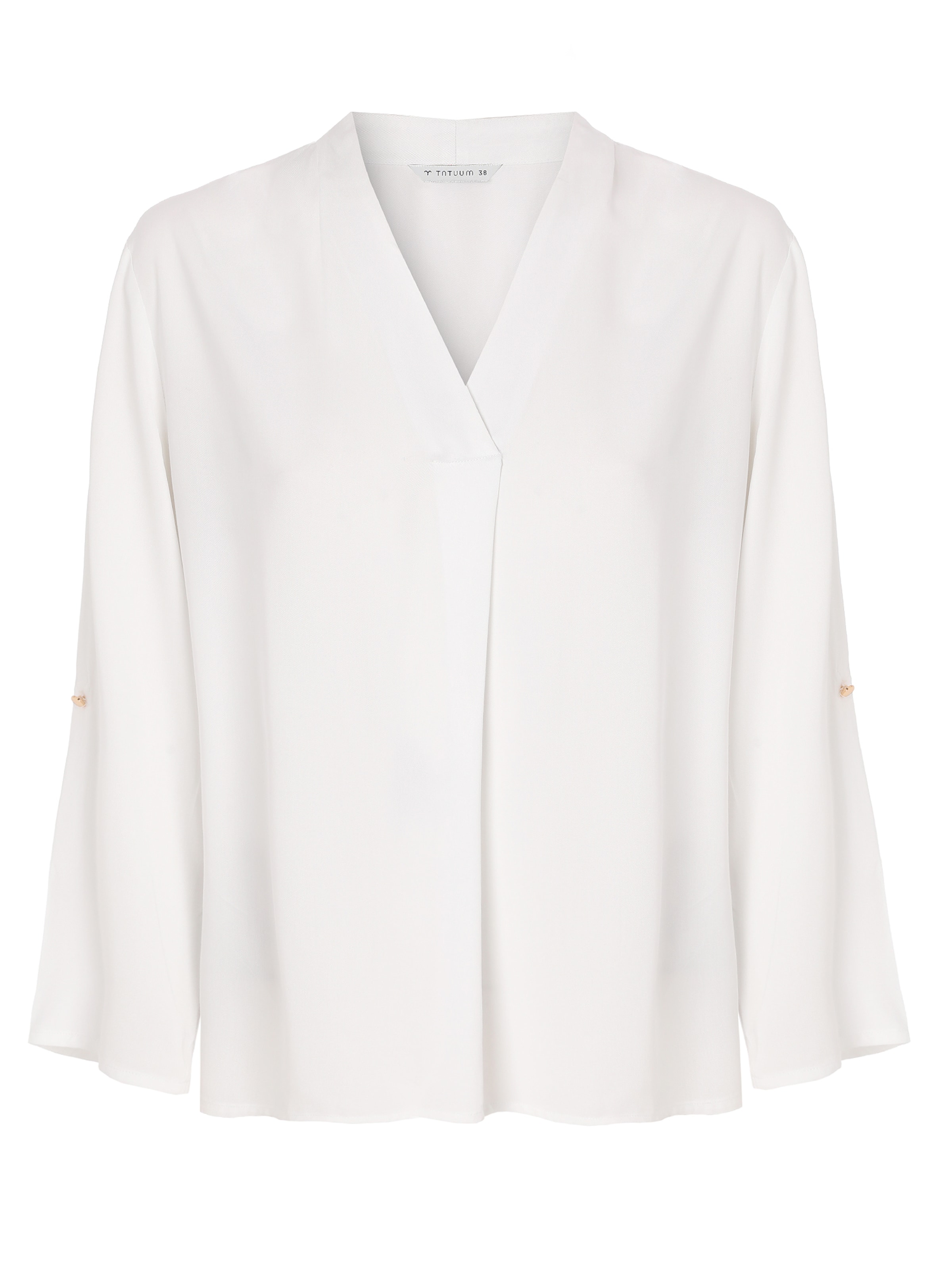 Chemisier 'ELMI 1' TATUUM en blanc : devant