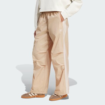 Wide leg Pantaloni di ADIDAS ORIGINALS in beige