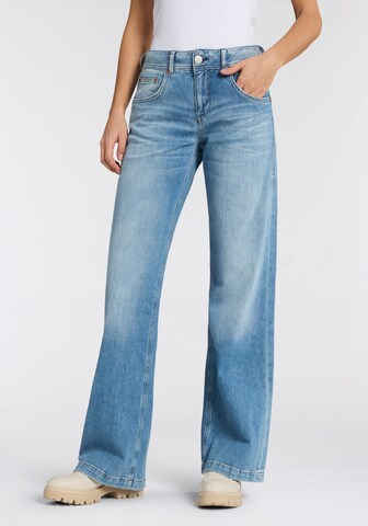 Herrlicher Flared Jeans in Blau: Vorderseite