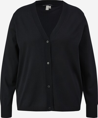 QS Cardigan en noir, Vue avec produit