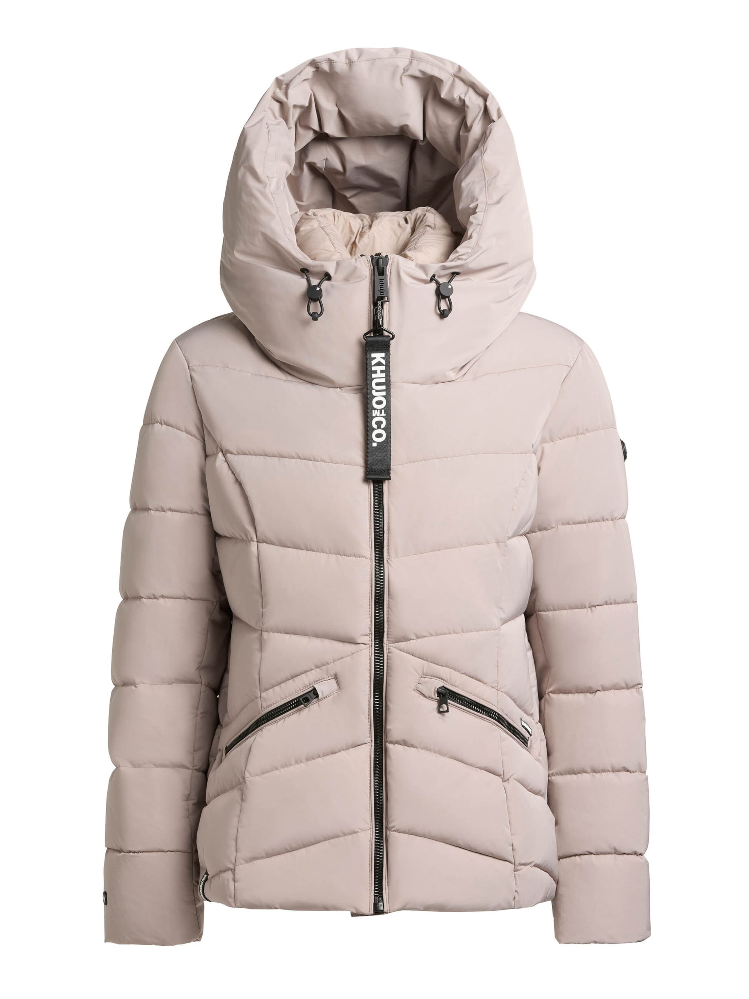 khujo Zimní bunda 'HERSCH' – béžová: přední strana