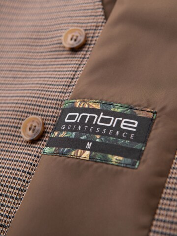 Ombre Vest 'OM-BLZV-0110' in Brown