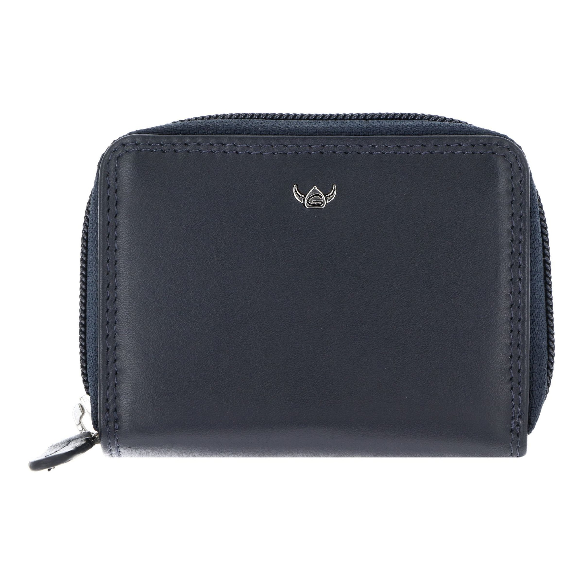GOLDEN HEAD Portemonnee 'Polo ' in Blauw: voorkant