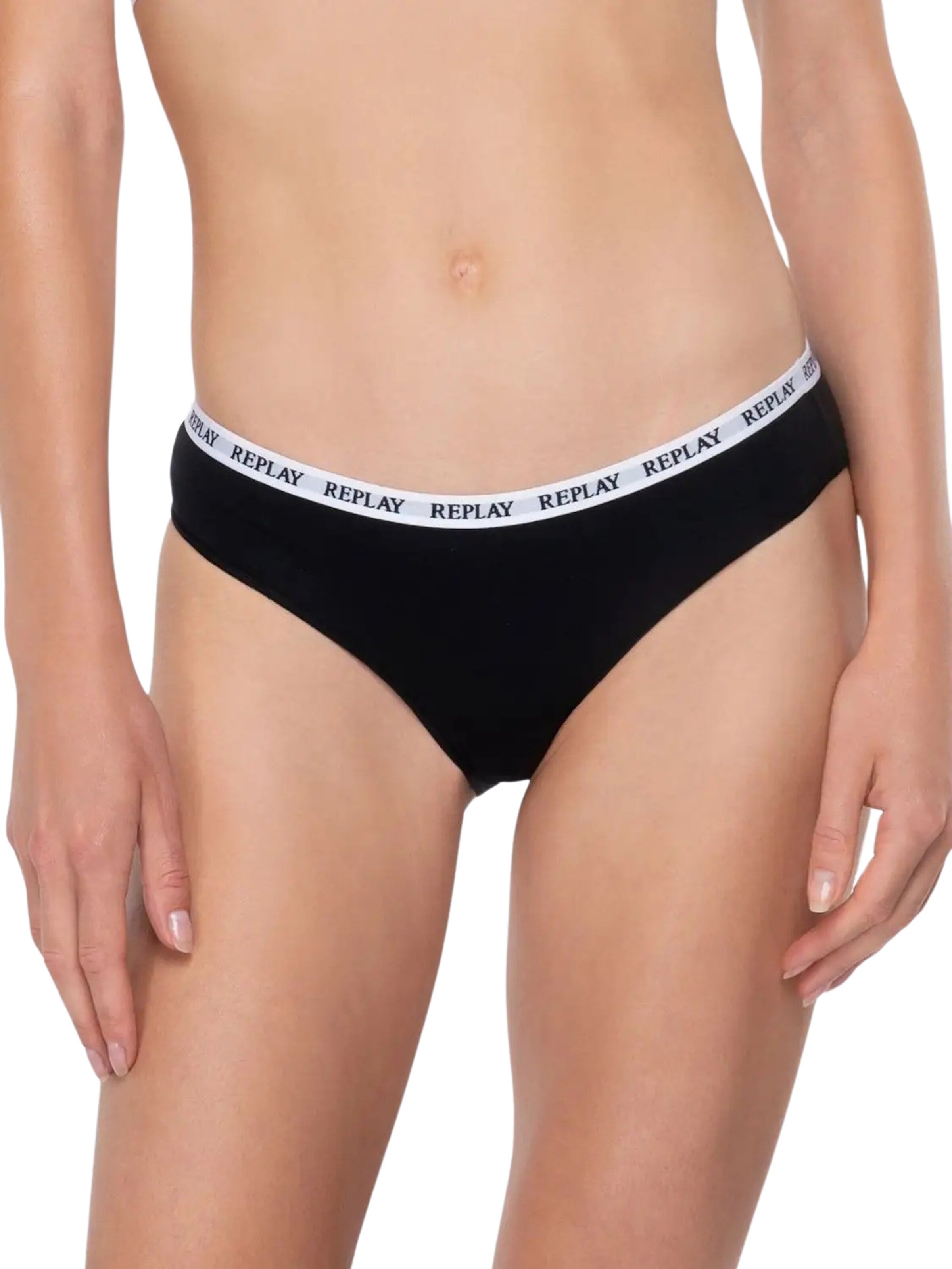 REPLAY Panty in Black: front