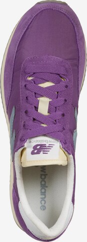 Baskets basses new balance en violet